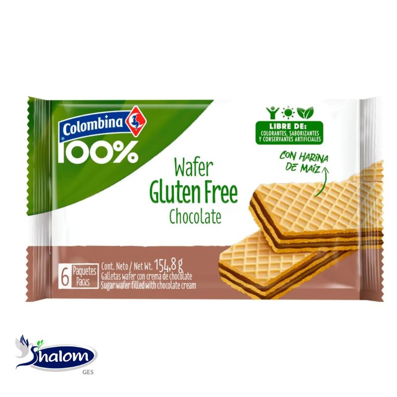 [EC9942] Galleta Colombina Sin Gluten Chocolate *6Unds