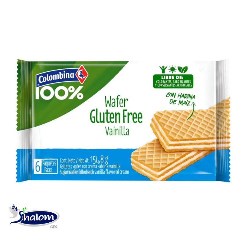 Galleta Colombina Sin Gluten Vainilla *6Unds