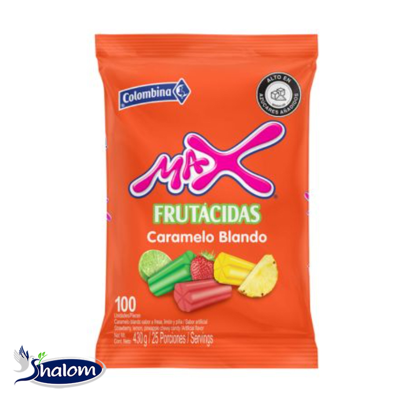 Dulce Max Combi Frutacidas *100Un