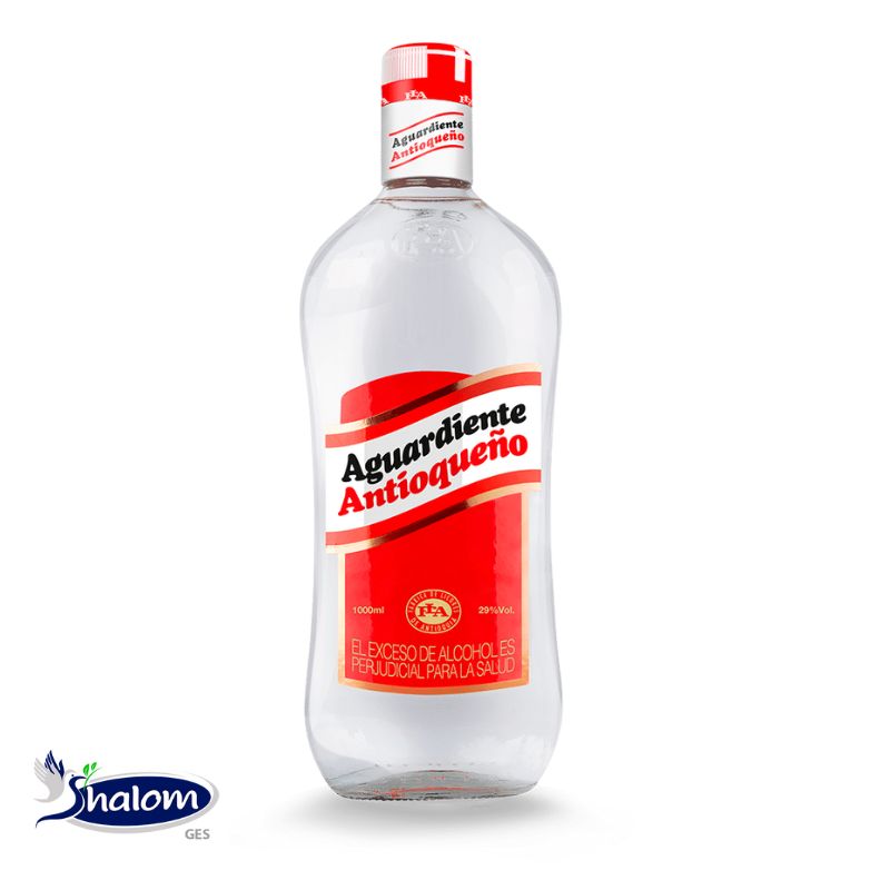 [EC52] Aguardiente Antioqueño Rojo *1000Ml