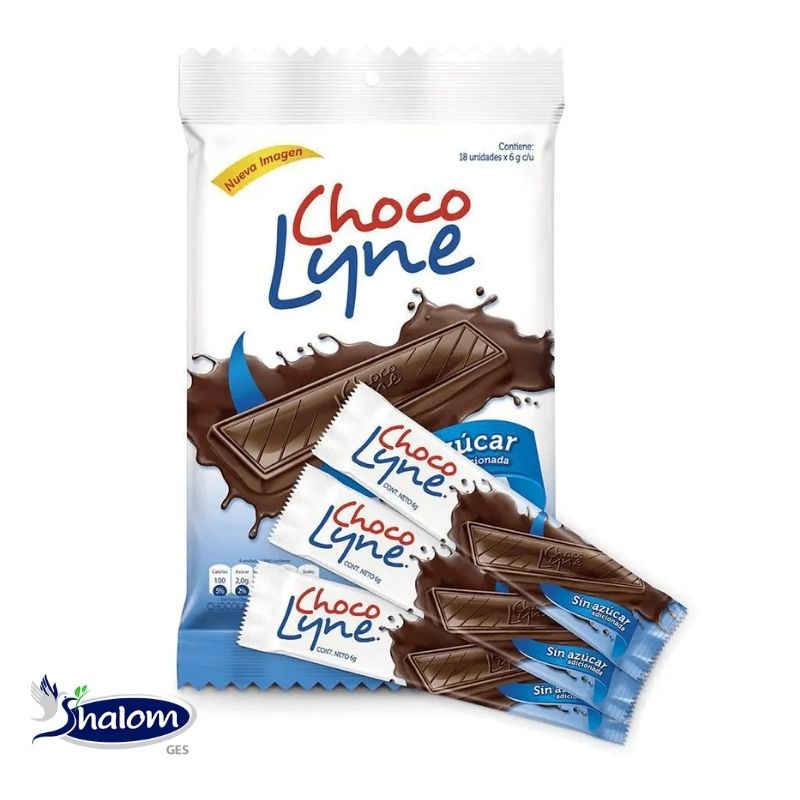 Chocolatina Chocolyne *18Unds *6Grs