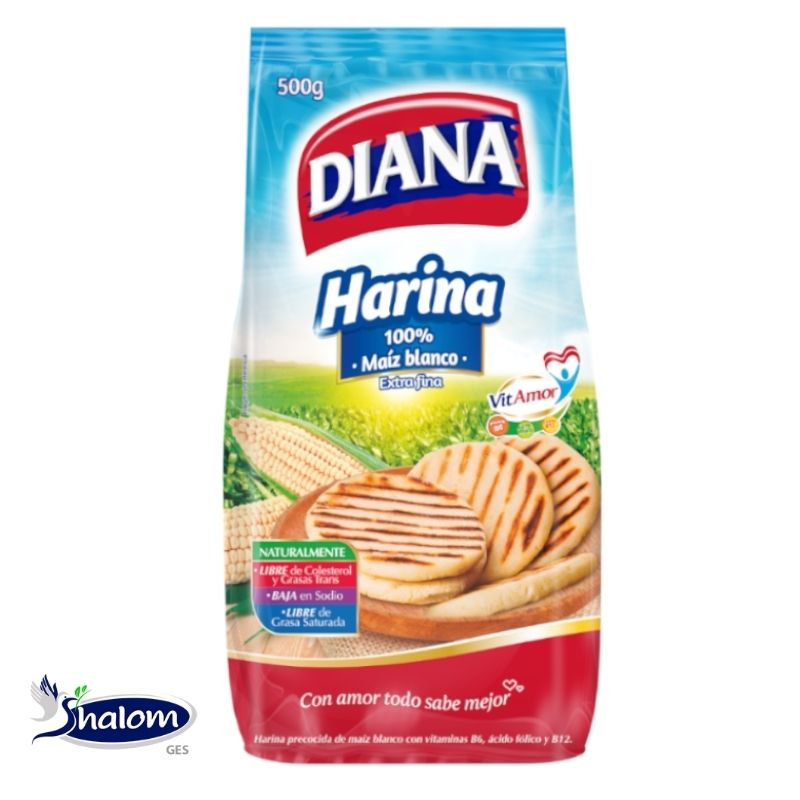 Harina De Maiz Blanco Diana *500Gr
