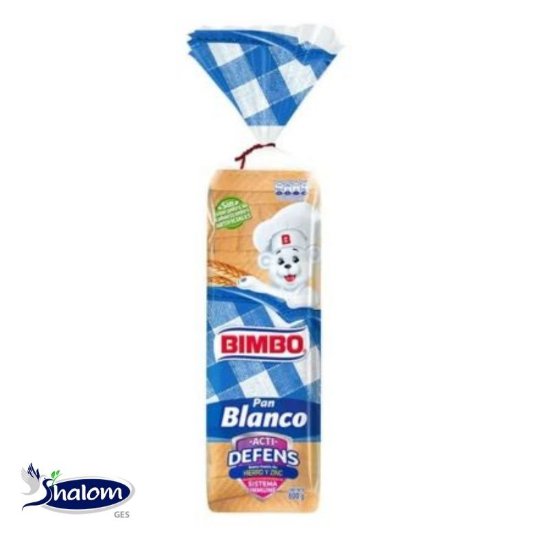 Pan Blanco Bimbo Actidefensis *600Grs