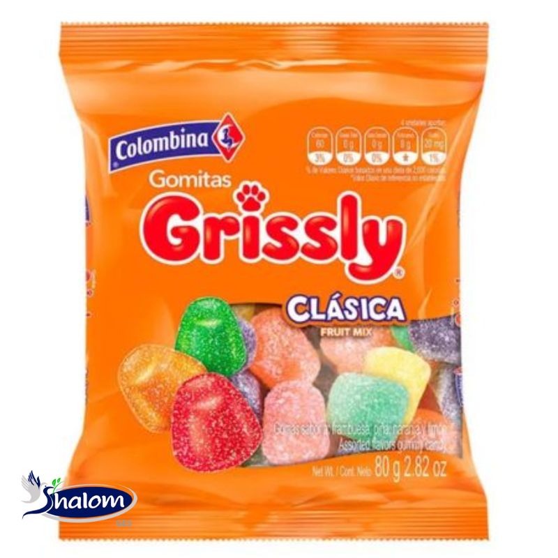 Gomas Grissly Clasica Bolsa*400Gr