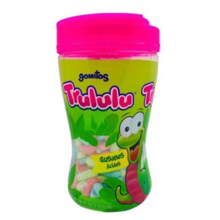 [EC1125] Gomas Trululu Gusanos Tarro*200Un