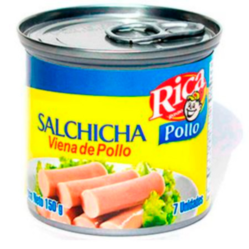 Salchicha Rica Viena Pollo *150Gr