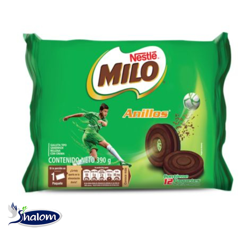 Galleta Milo Anillos 12 Pq *4Un