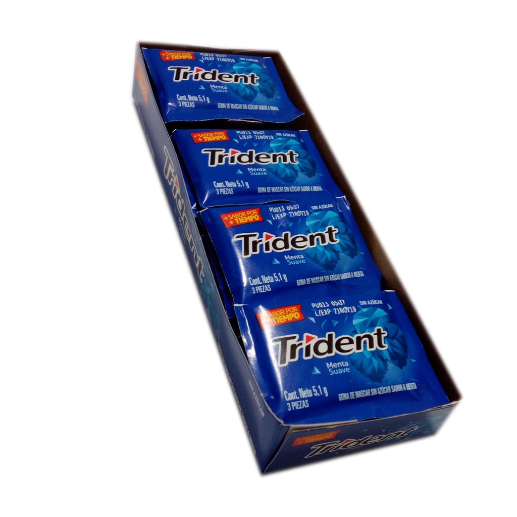 [EC5805] Chicles Trident Surtido Caja*24Und