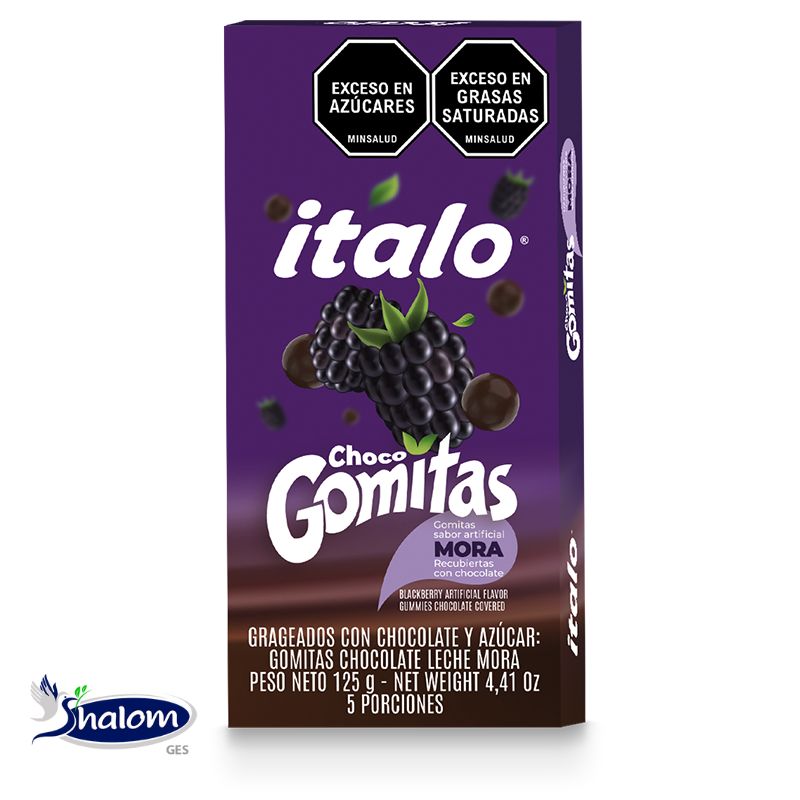 [EC10678] Gomitas Italo Choco Mora *125Grs