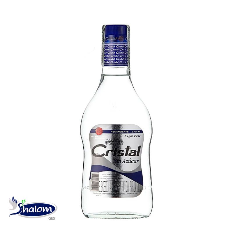 [EC650] Aguardiente Cristal Azul *375Ml
