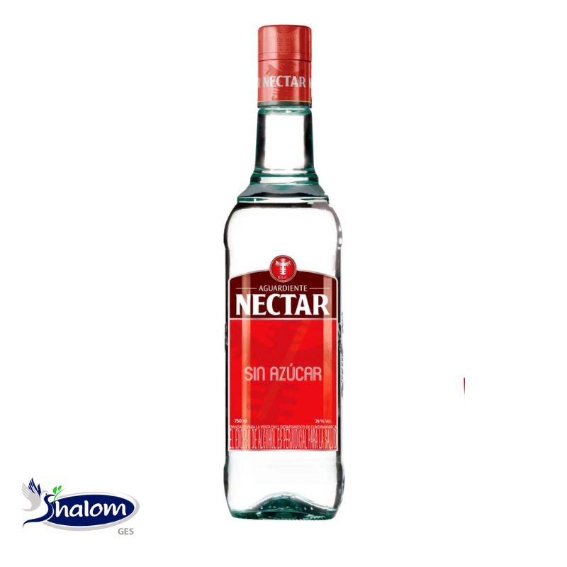 Aguardiente Nectar Rojo Sin Azucar  *750Ml