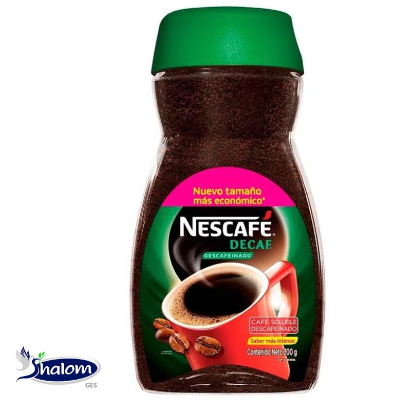 NESCAFE DECAF * 6 UND x 200 GRS