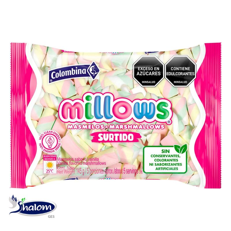 [EC1011] Dulce Millows Masmelo Margaritas *145Gr