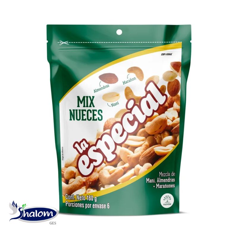 Mani La Especial Mix Nueces *Bolsa 180Gr