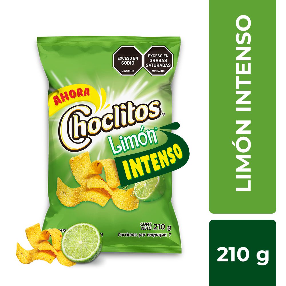 CHOCLITOS LIMON 210G