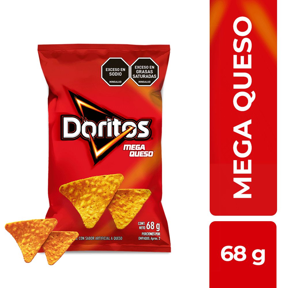 DORITOS MEGAQUESO  68G