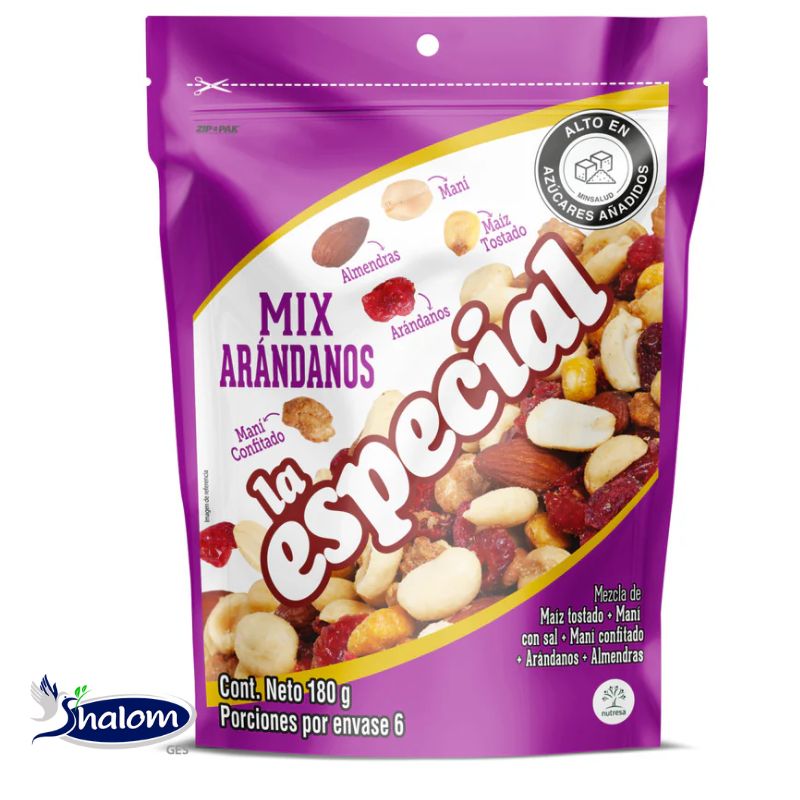 MANI CON ARANDANOS LA ESPECIAL X180GR - UNIDAD