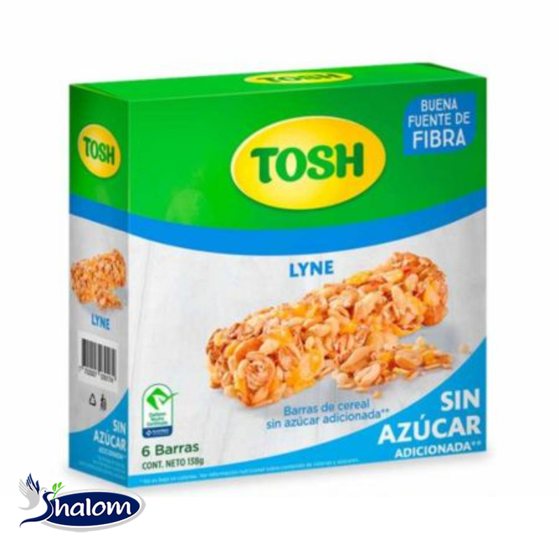 [EC2955] Barra Tosh Lyne Sin Azucar *6Und*23Gr