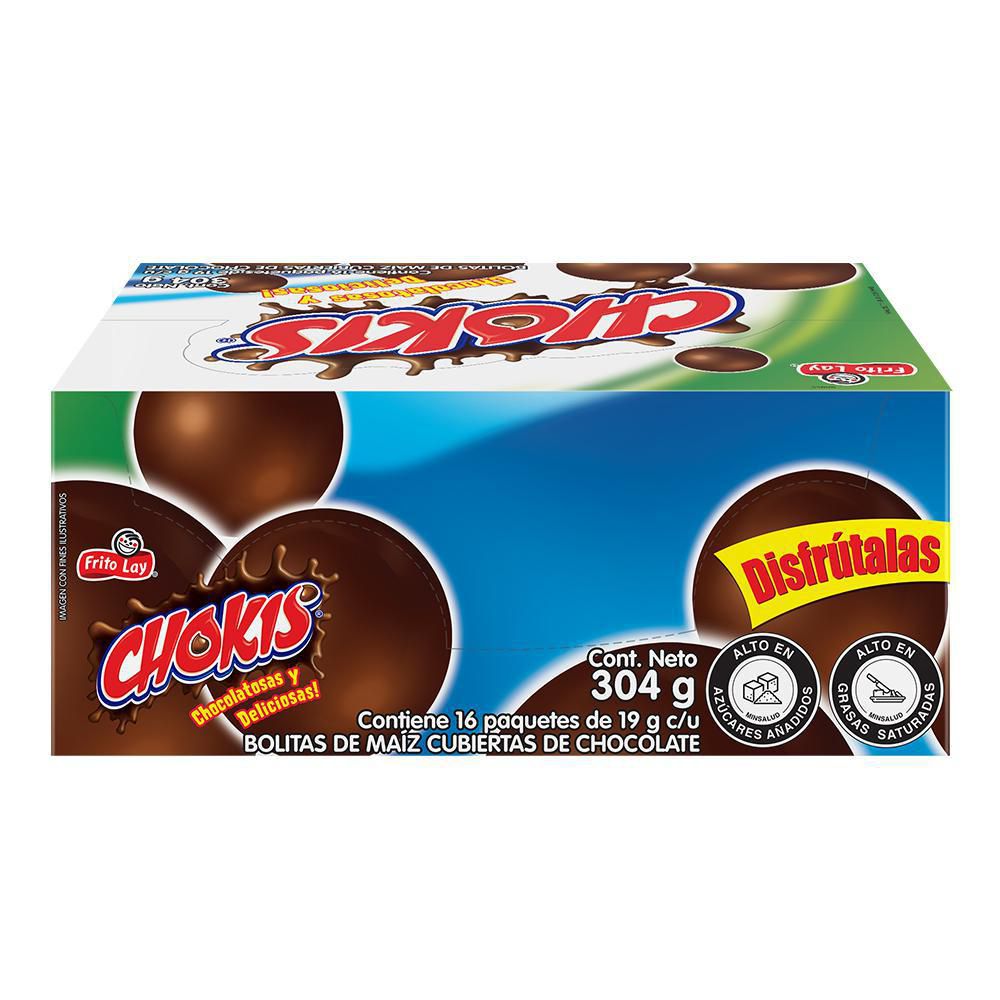 CHOKIS CHOCOLATE 19G X 16 - CAJA