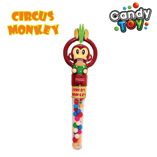 CANDY TOY CIRCUS MONKEY - 12 UND