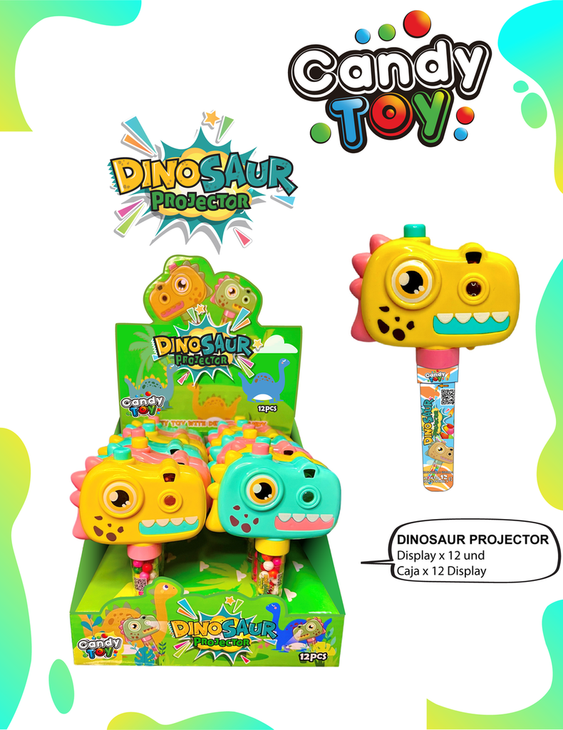 [EC] CANDY TOY DINOSAUR PROJECTOR - 1 UND