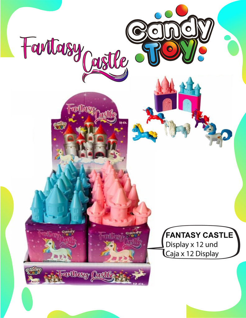 CANDY TOY FANTASY CASTLE - 1 UND