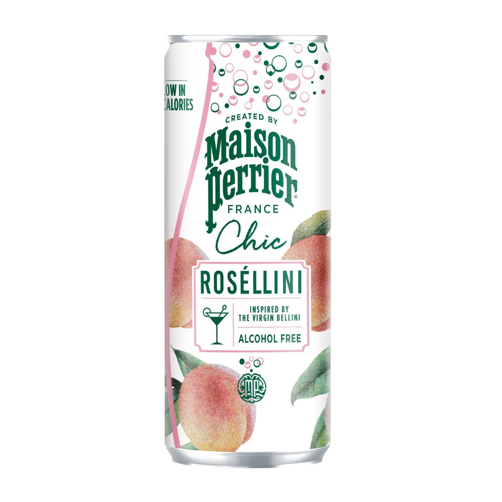AGUA PERRIER CHIC ROSELLÍNI 25CL CAN
