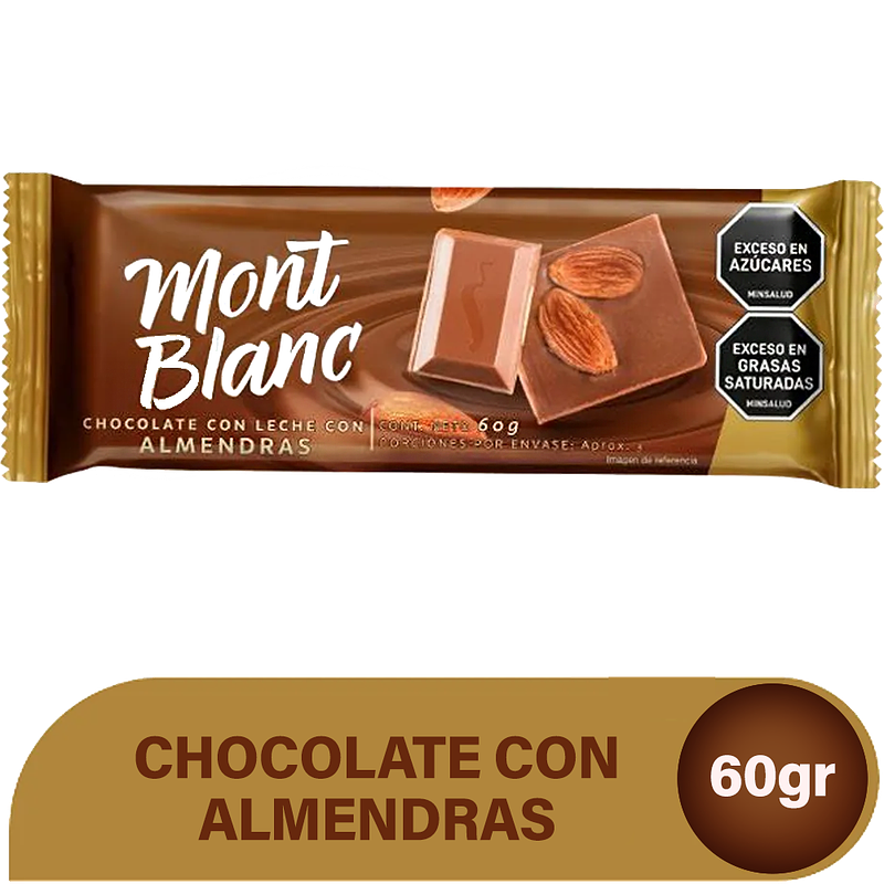 Montblanc Almendras Leche 12Ple X  8Und X 60G