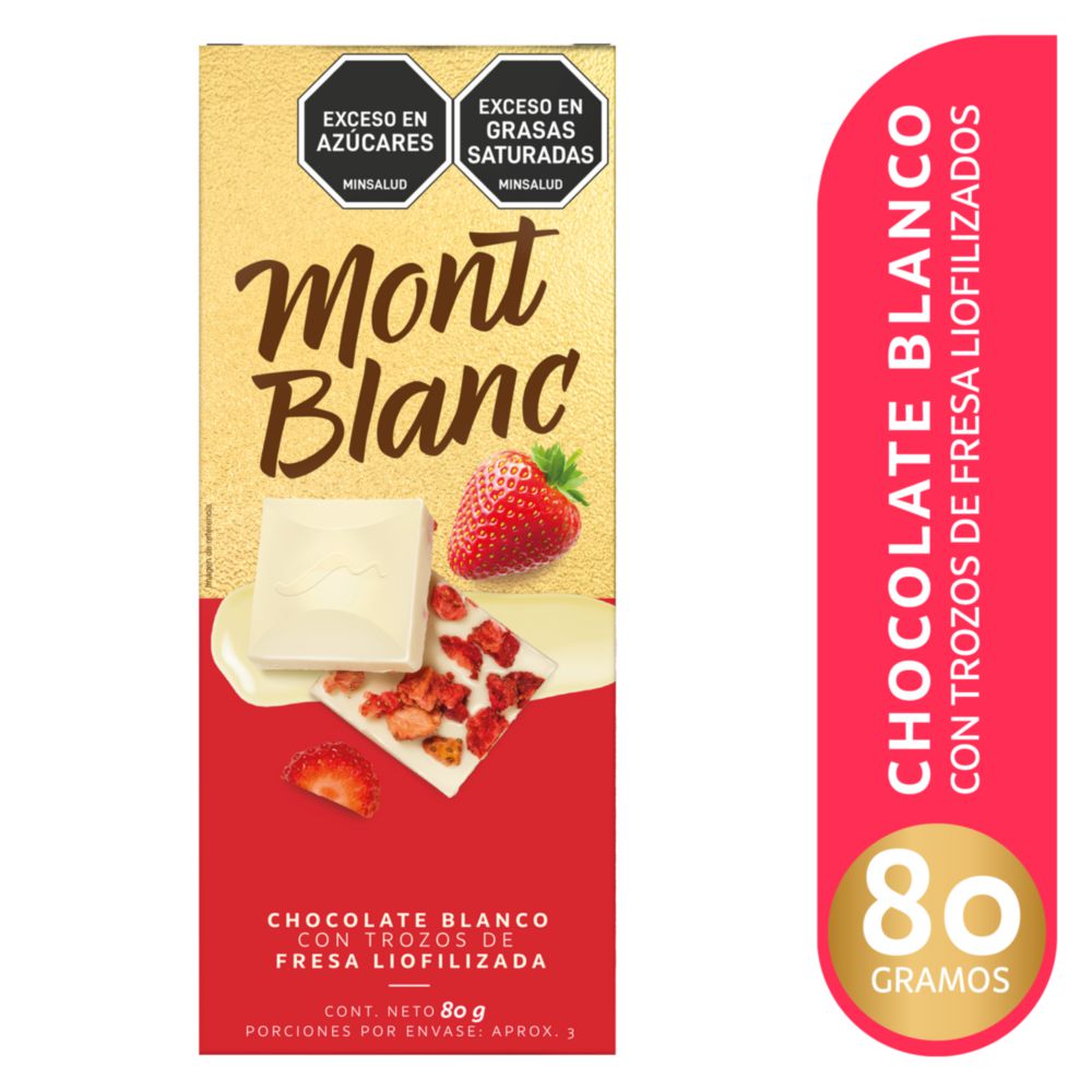 [EC1455] Montblanc Fresa Blanco 4Pl X 10Und X 80G