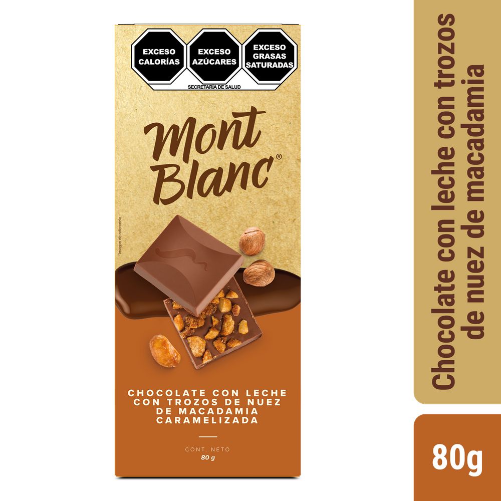 [EC1456] Montblanc Macadamia 4Pl X 10Und X 80G