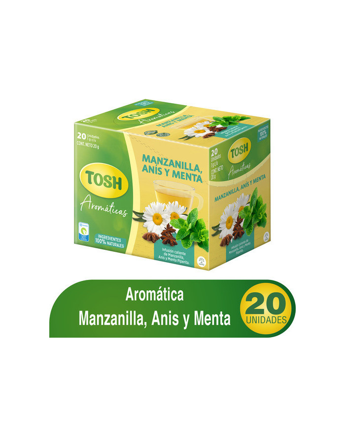 Infusión Tosh Manzanilla Anis Menta 20G 20Sob 20Un