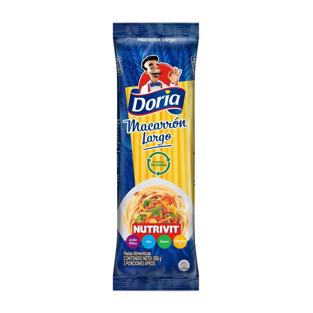 [EC1482] Macarron Largo Doria Clasica X 250G