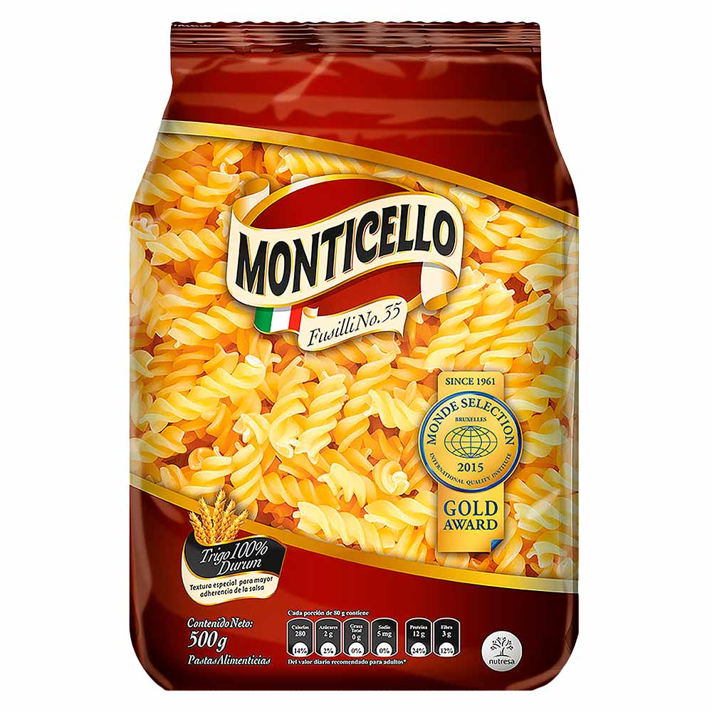 Fusilli Monticello X 500G