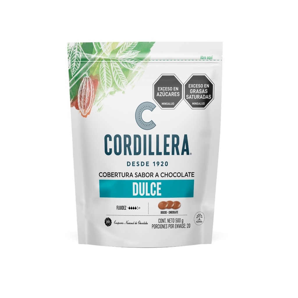 [EC1493] Cobertura Cordillera Dulce Bol X 500G