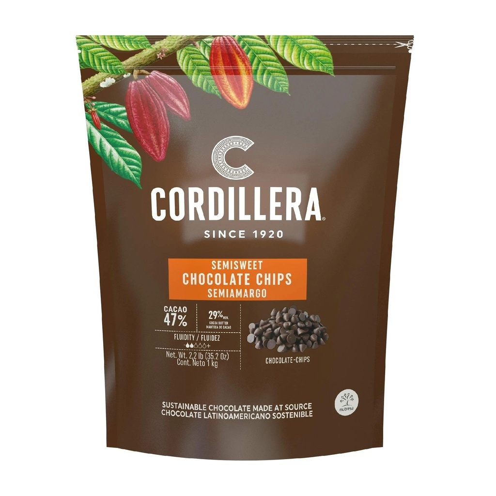 Chips Cordillera Semiamargo 47% 1Kg