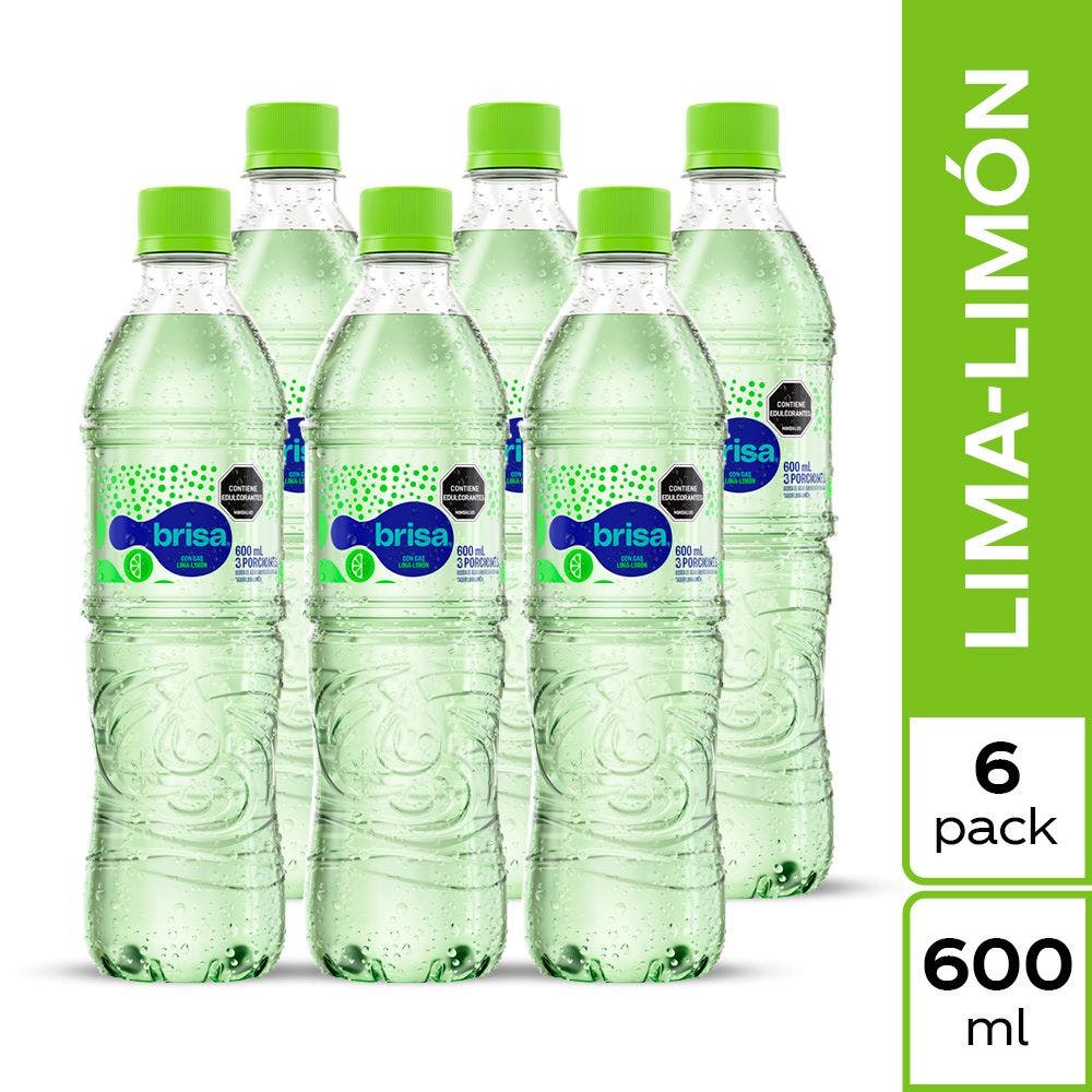 [EC1541] BRISA LIMA LIMON 600 ML * 6 UNDS
