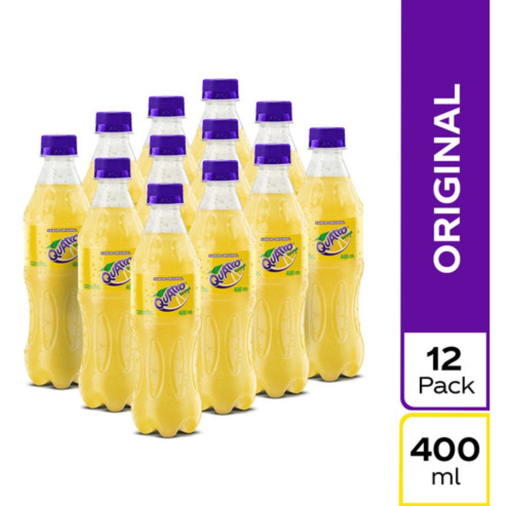 QUATRO 400 ML PET *12 UNDS