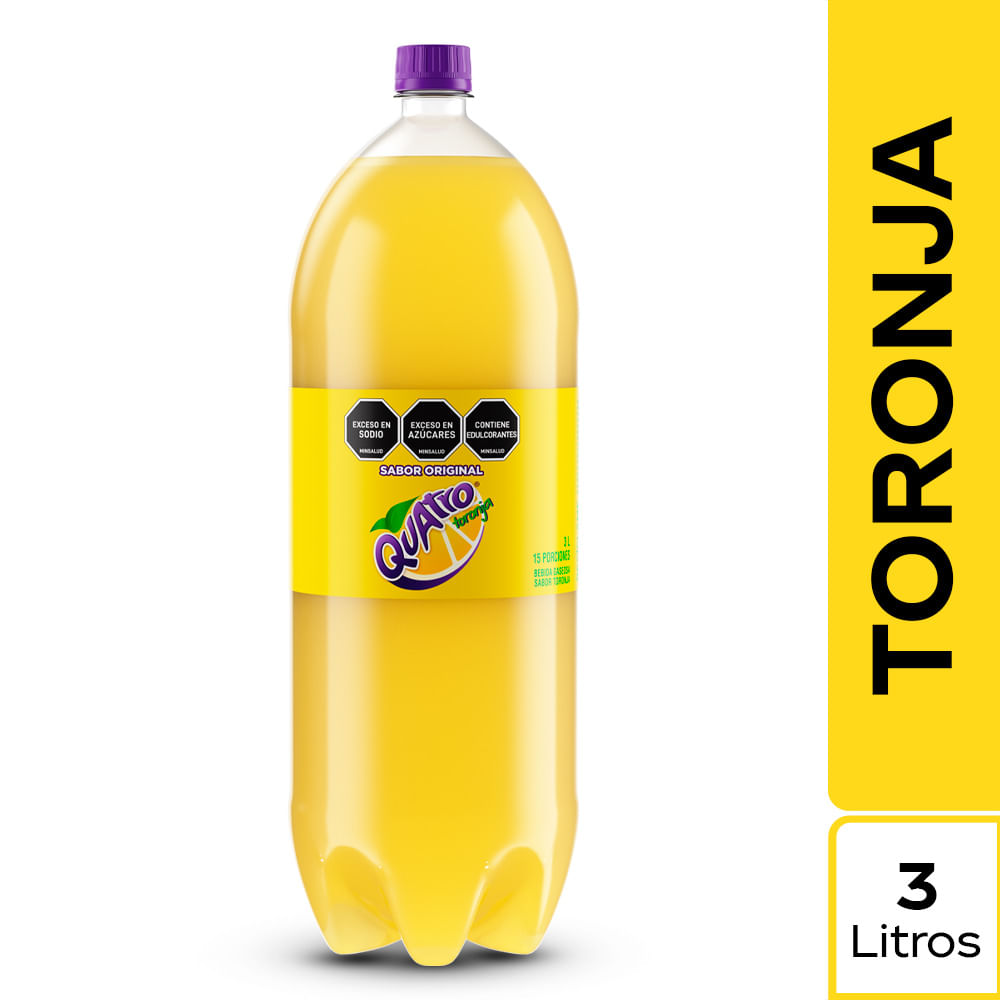 [EC1575] QUATRO 3 LTS PET * 6 UN DS