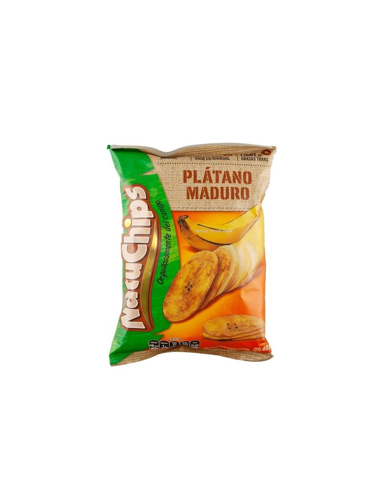 NATUCHIPS PLATANO MADURO 38G x12