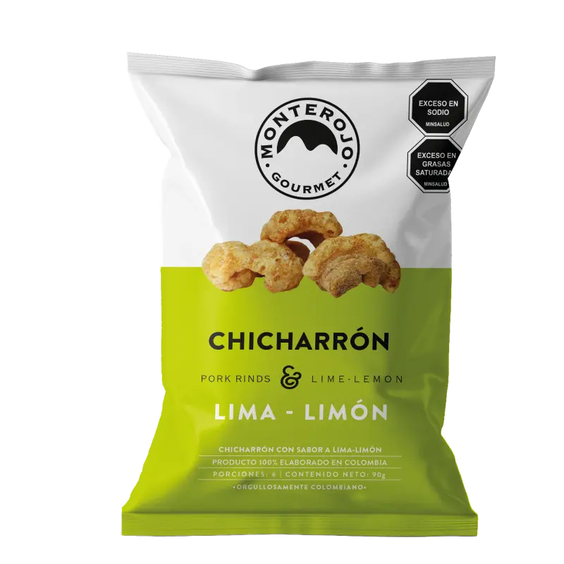 Chicharrón Carnudo Lima Limón 90 gr - Familiar
