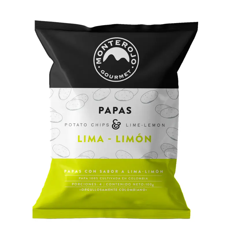 Papas Lima Limón 100 gr - Familiar