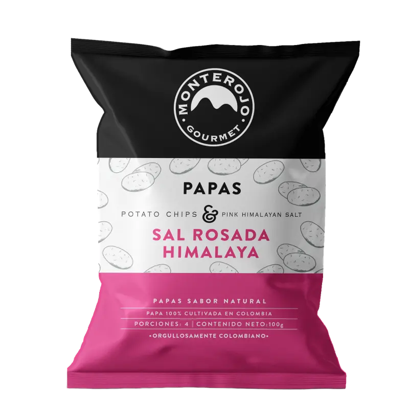 Papas Sal Rosada 100 gr - Familiar