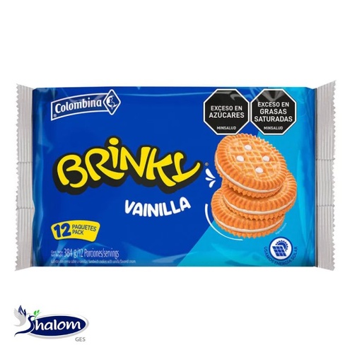 [EC10508] Galleta Brinky Vainilla **6 un x 24 bolsas  