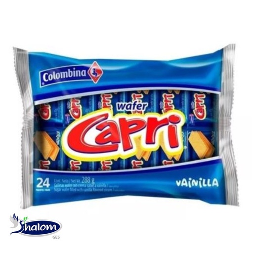 [EC1267] Galleta Capri Wafer  Vainilla *24Un