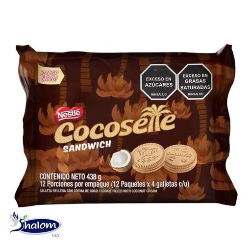 [EC10533] Galleta Cocosette Sandwich *6Un