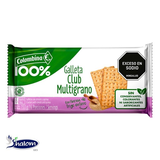 [EC9946] Galleta Colombina Club Multigrano *6 unds 
