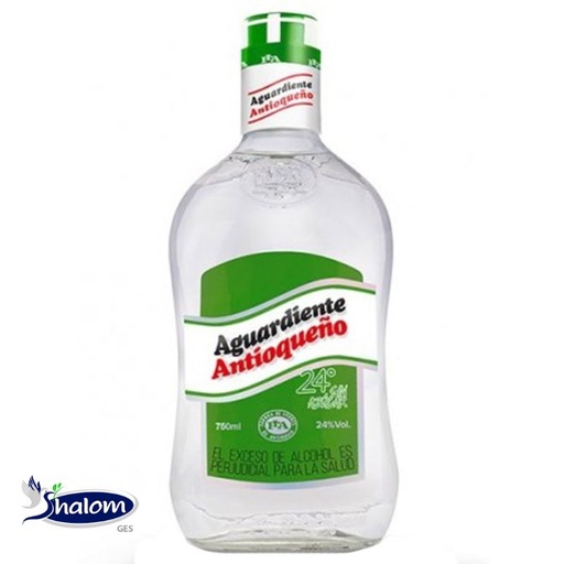 [EC60] Aguardiente Antioqueño Verde Sin Azucar *750Ml
