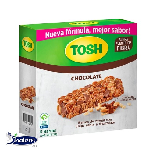 [EC2952] Barra Tosh Chocolate *6Und*23Gr
