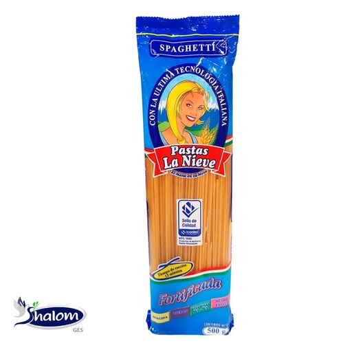 [EC2462] Pasta La Nieve Spaguetti *500Gr