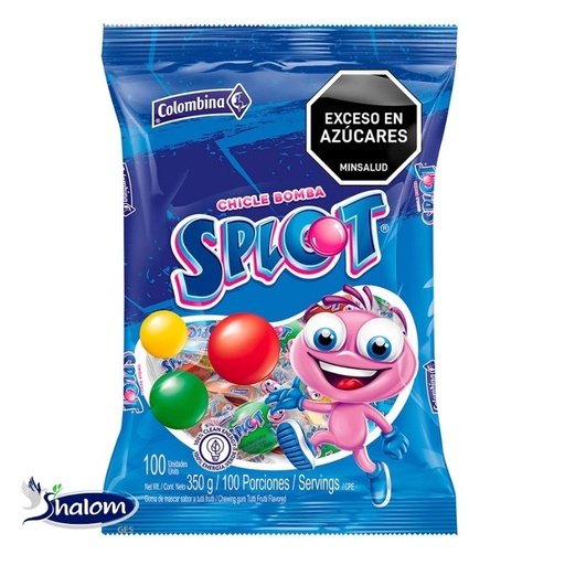 [EC429] Chicle Splot Bola *100Un